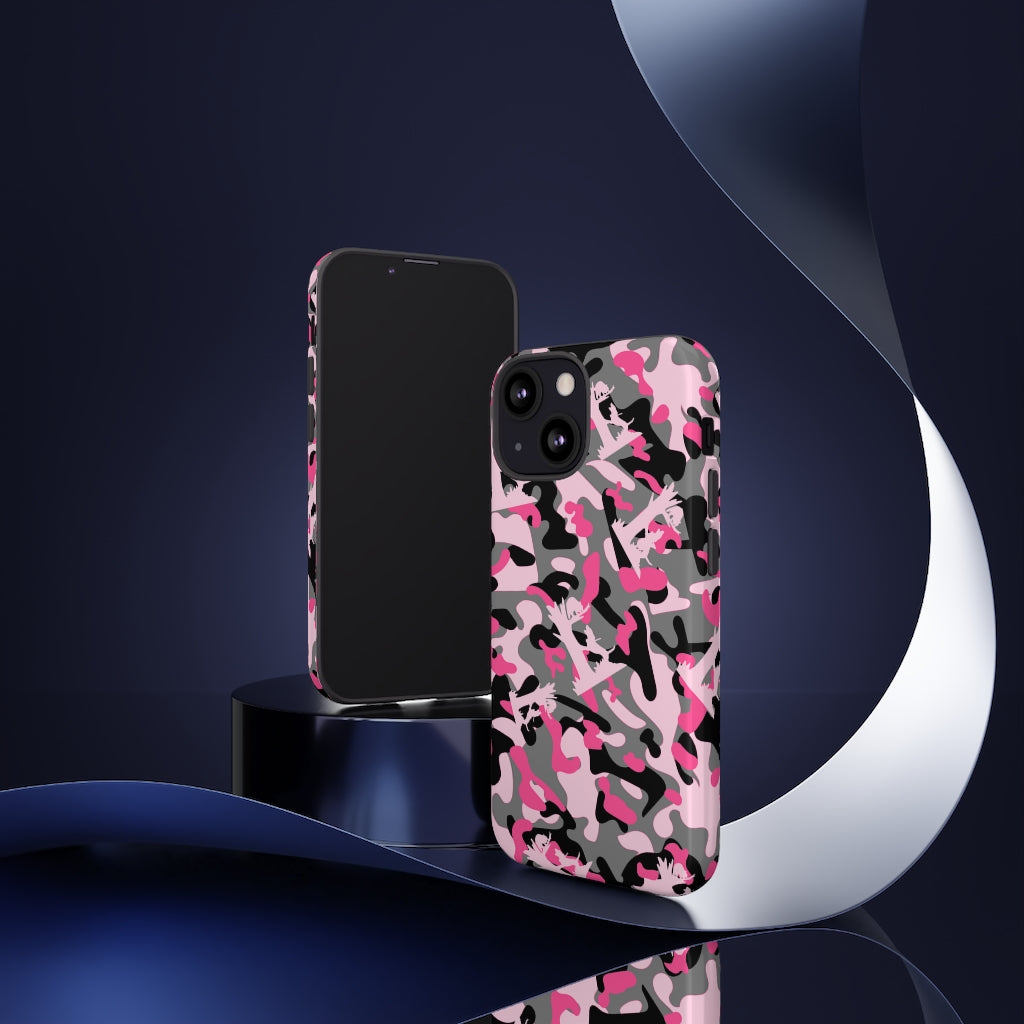 iPhone Pink Camo Treed Coon Tough Cases - coonhoundin