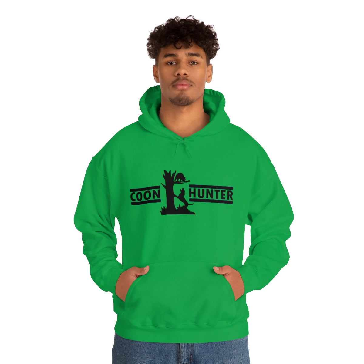 Coon Hunter Unisex Heavy Blend Hooded Sweatshirt - coonhoundin