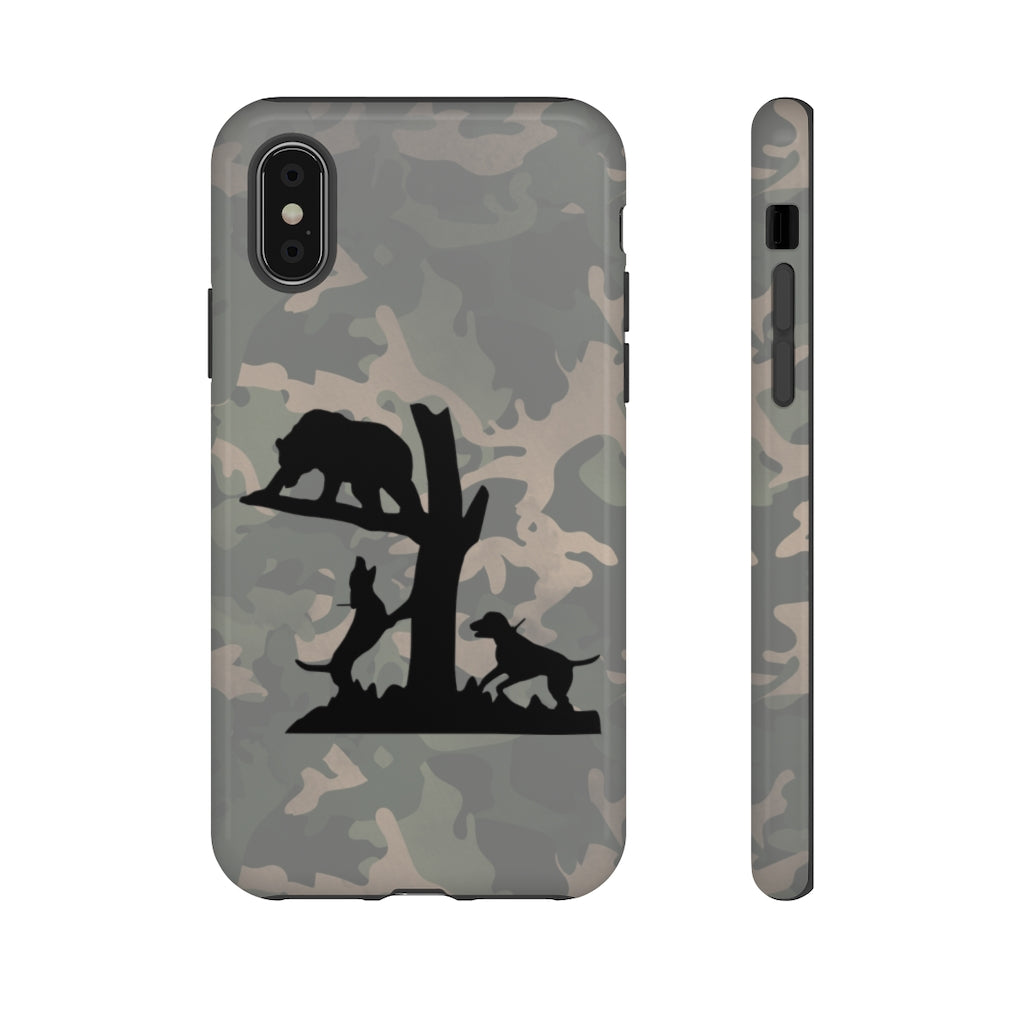 iPhone Camo Bear Hunting Tough Cases - coonhoundin