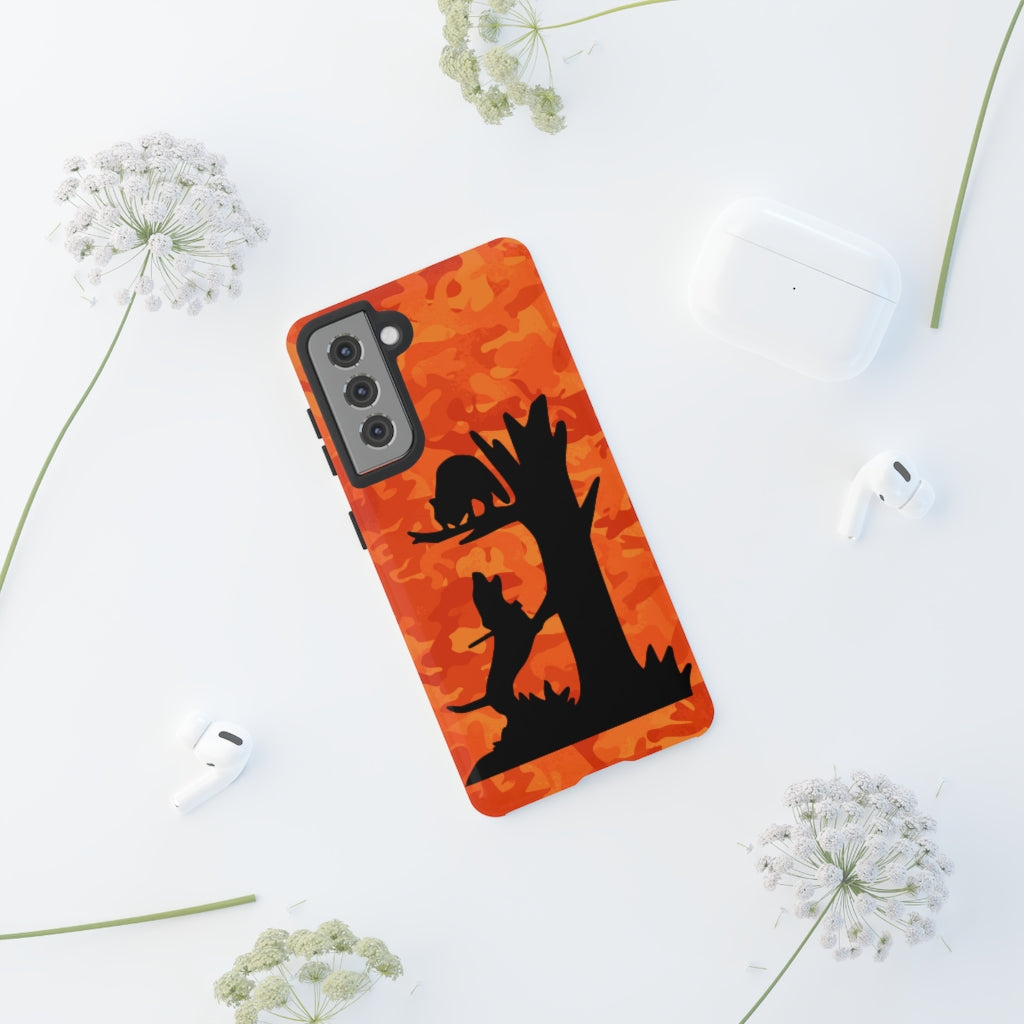 Samsung Treed Coon Orange Camo Tough Cases - coonhoundin