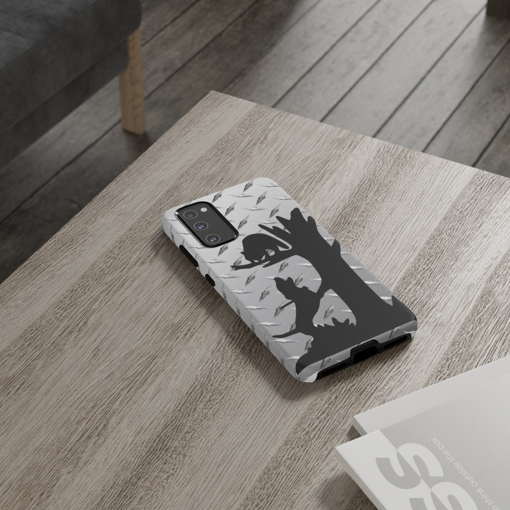 Treed Coon Diamond Plate Look Samsung Tough Cases - coonhoundin