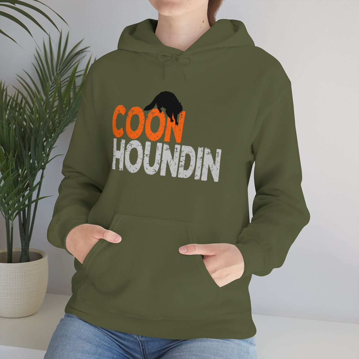 Coon Houndin Unisex Hooded Sweatshirt - coonhoundin