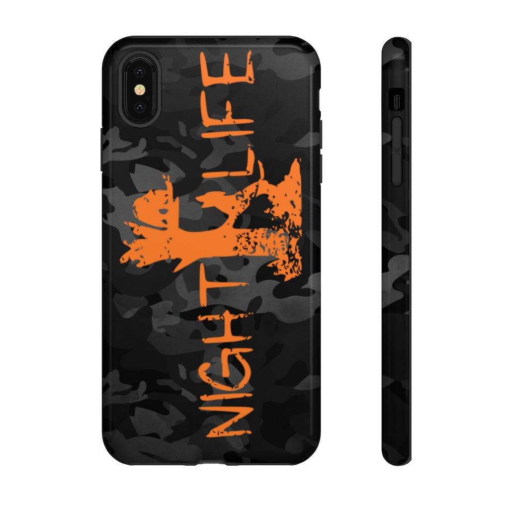 Black Camo Night Life iPhone Tough Cases - coonhoundin