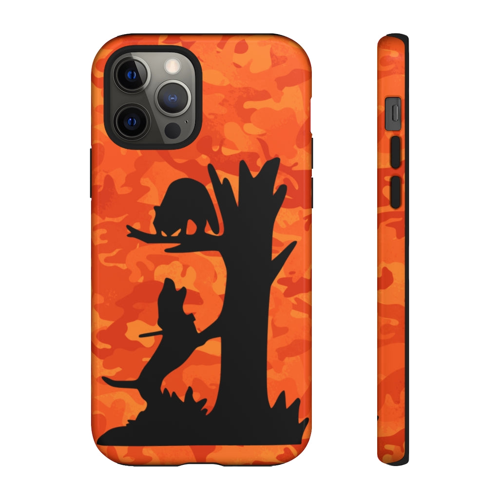iPhone Treed Coon Orange Camo Tough Cases - coonhoundin