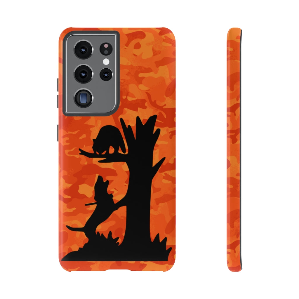Samsung Treed Coon Orange Camo Tough Cases - coonhoundin