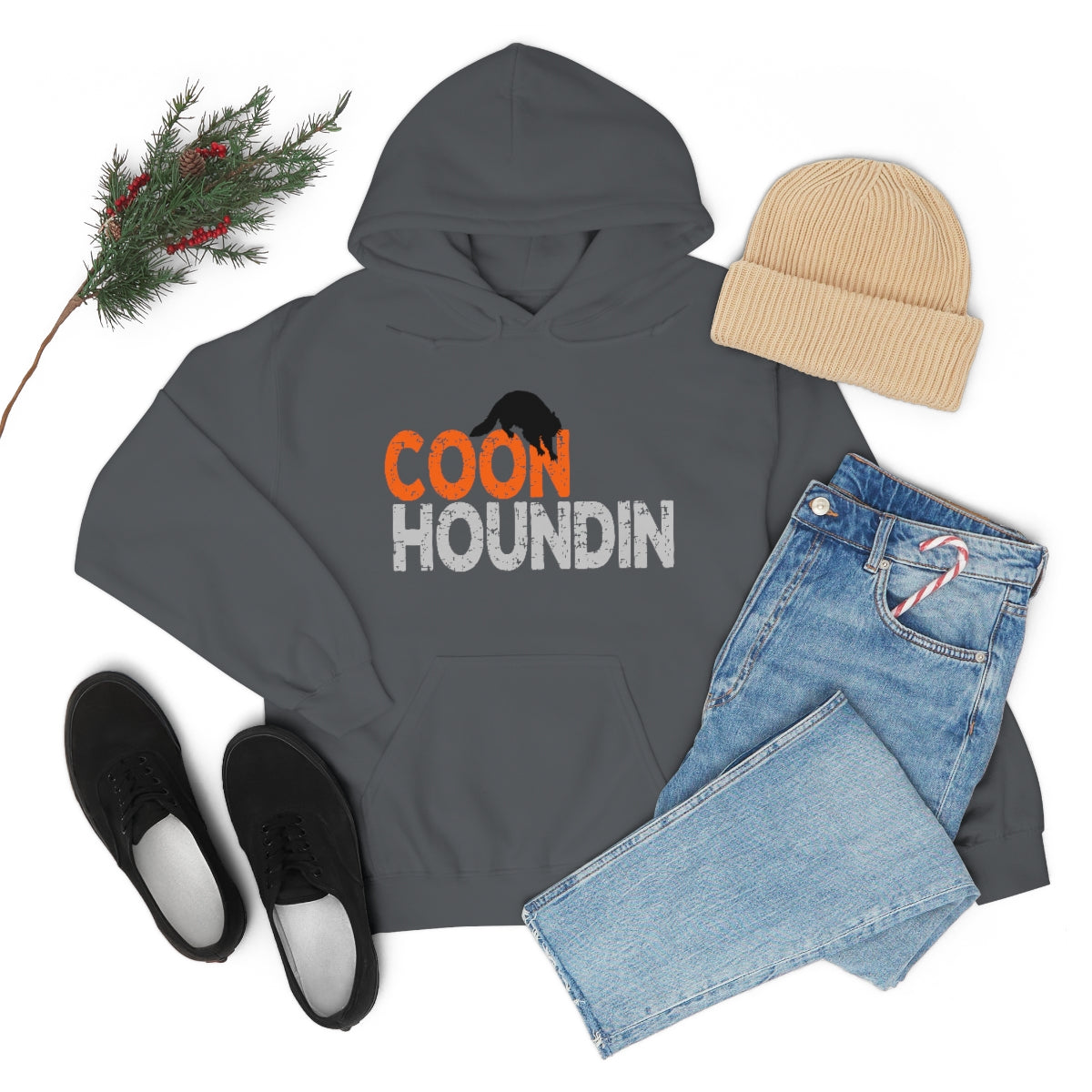 Coon Houndin Unisex Hooded Sweatshirt - coonhoundin