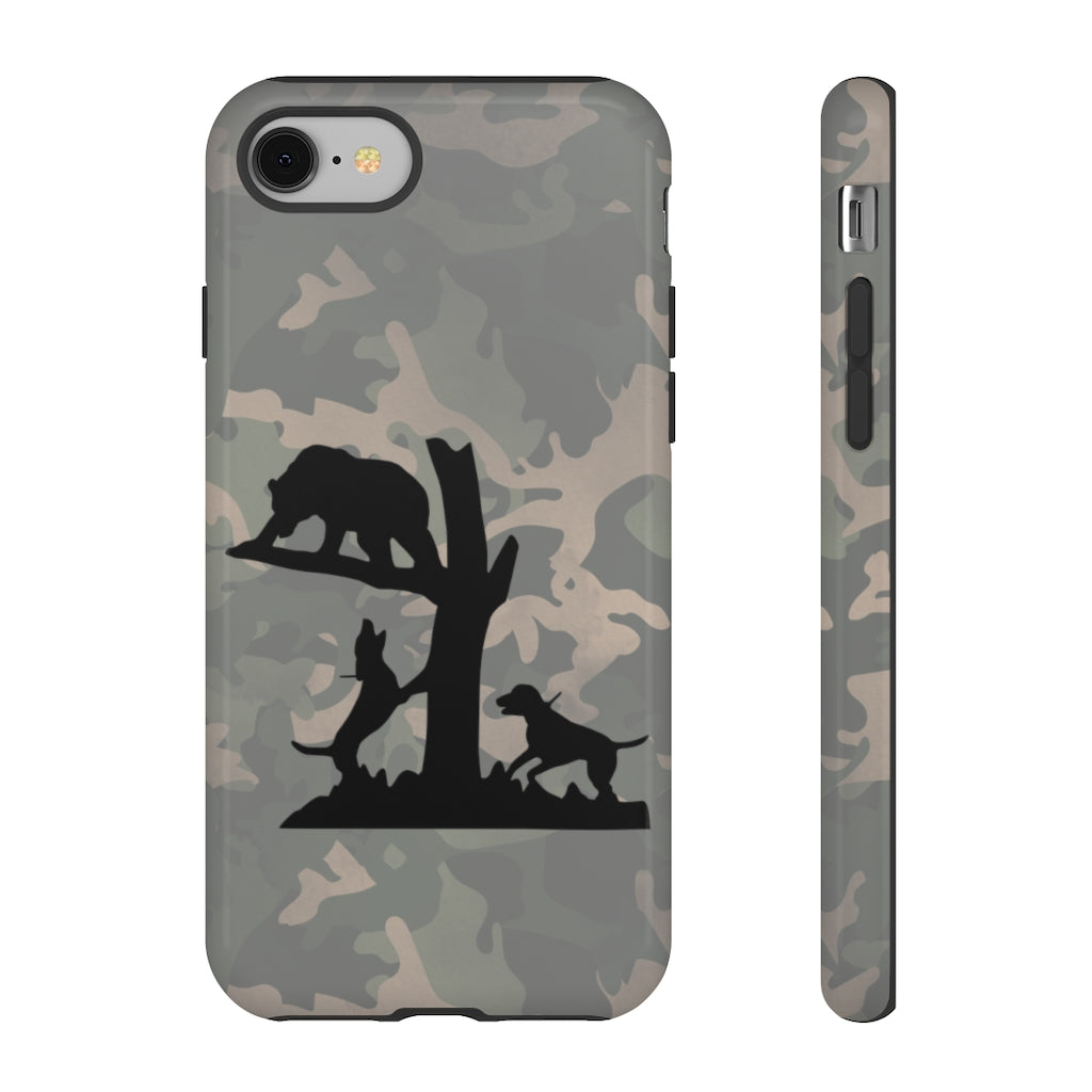 iPhone Camo Bear Hunting Tough Cases - coonhoundin