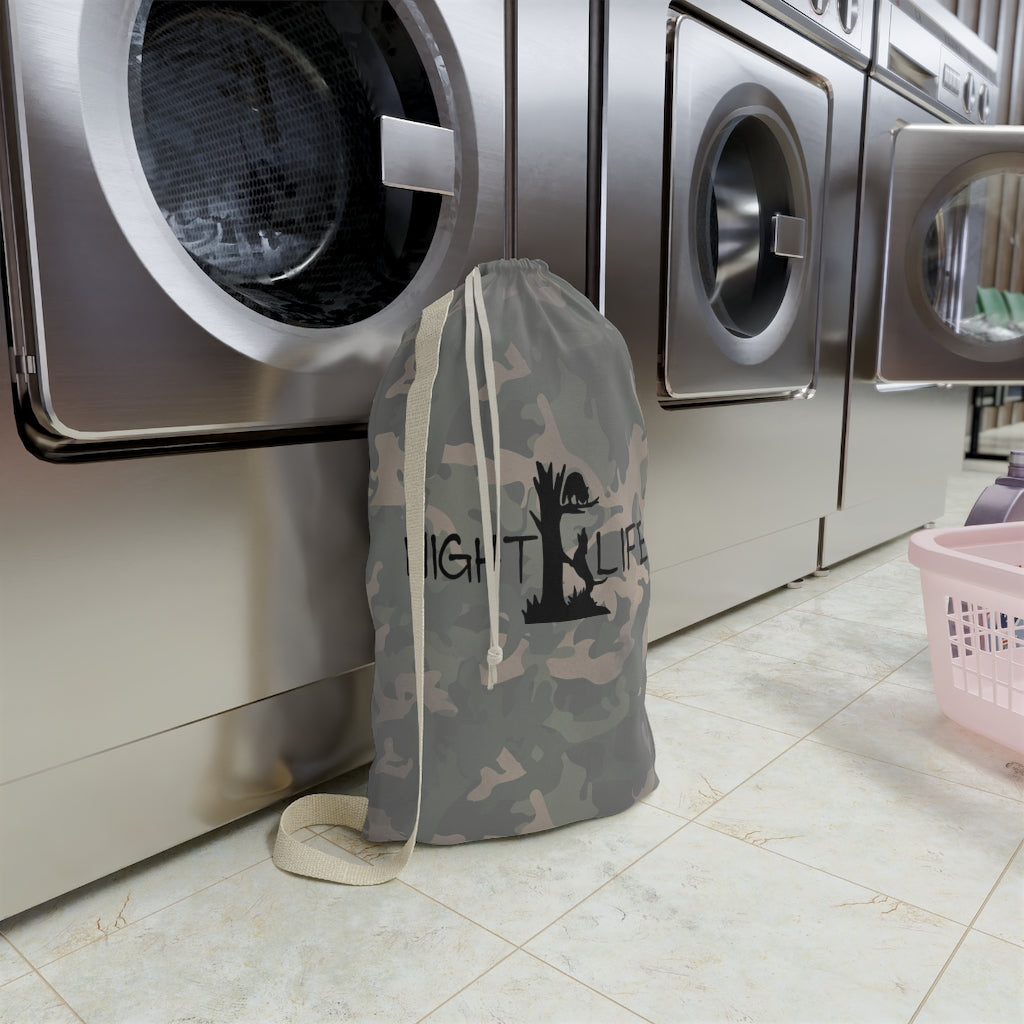Night Life Coon Hunting Camo Laundry Bag - coonhoundin