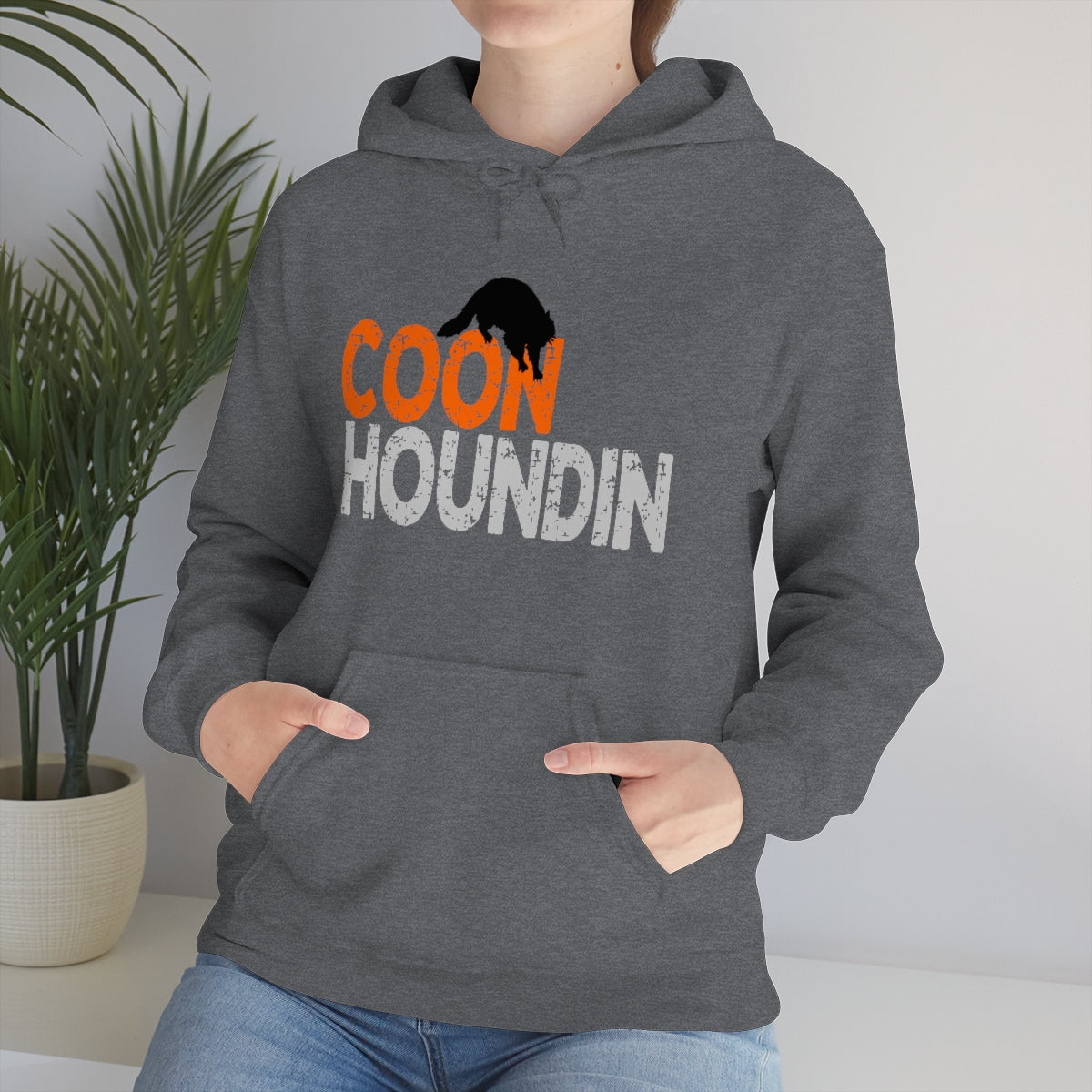 Coon Houndin Unisex Hooded Sweatshirt - coonhoundin