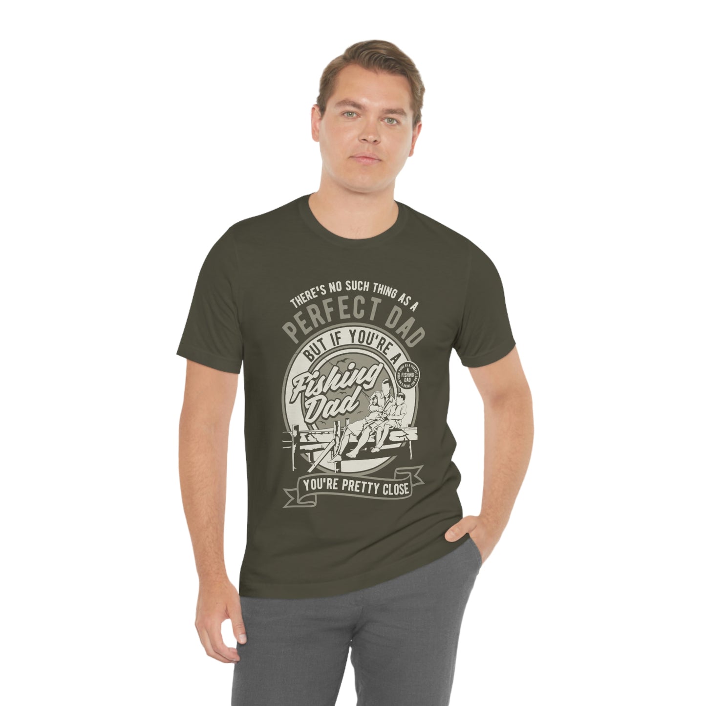 Fishing Dad Unisex Jersey Short Sleeve Tee - coonhoundin
