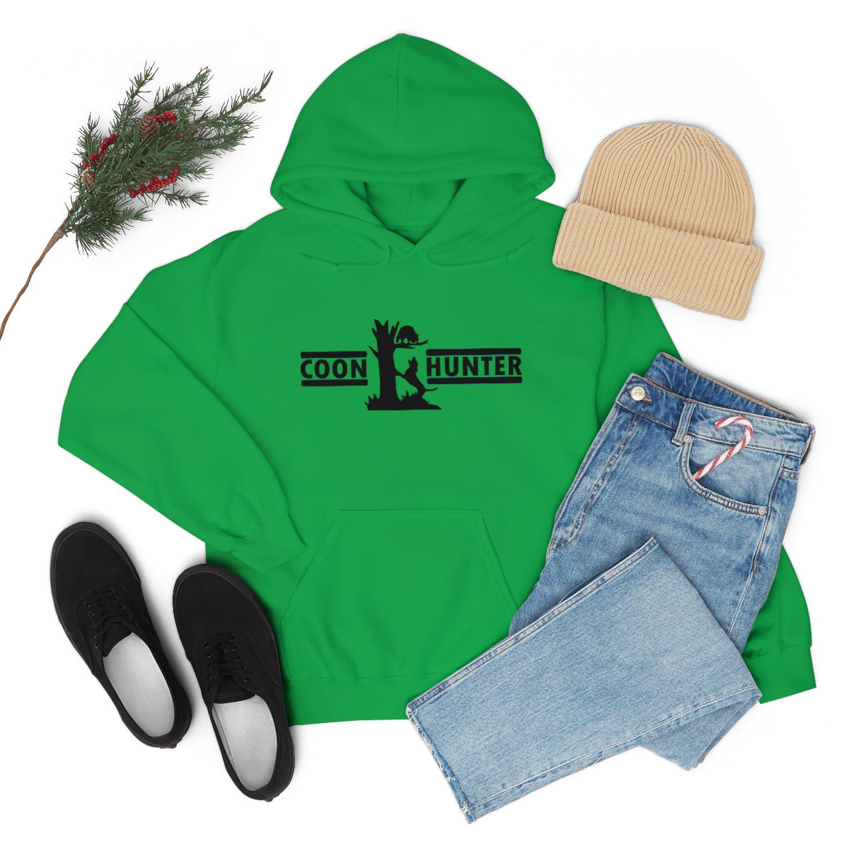 Coon Hunter Unisex Heavy Blend Hooded Sweatshirt - coonhoundin