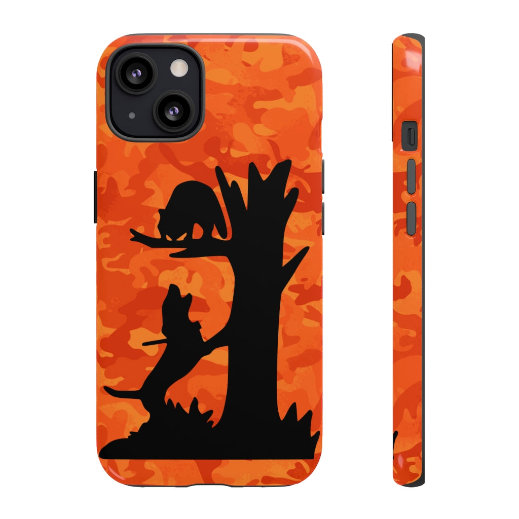 iPhone Treed Coon Orange Camo Tough Cases - coonhoundin