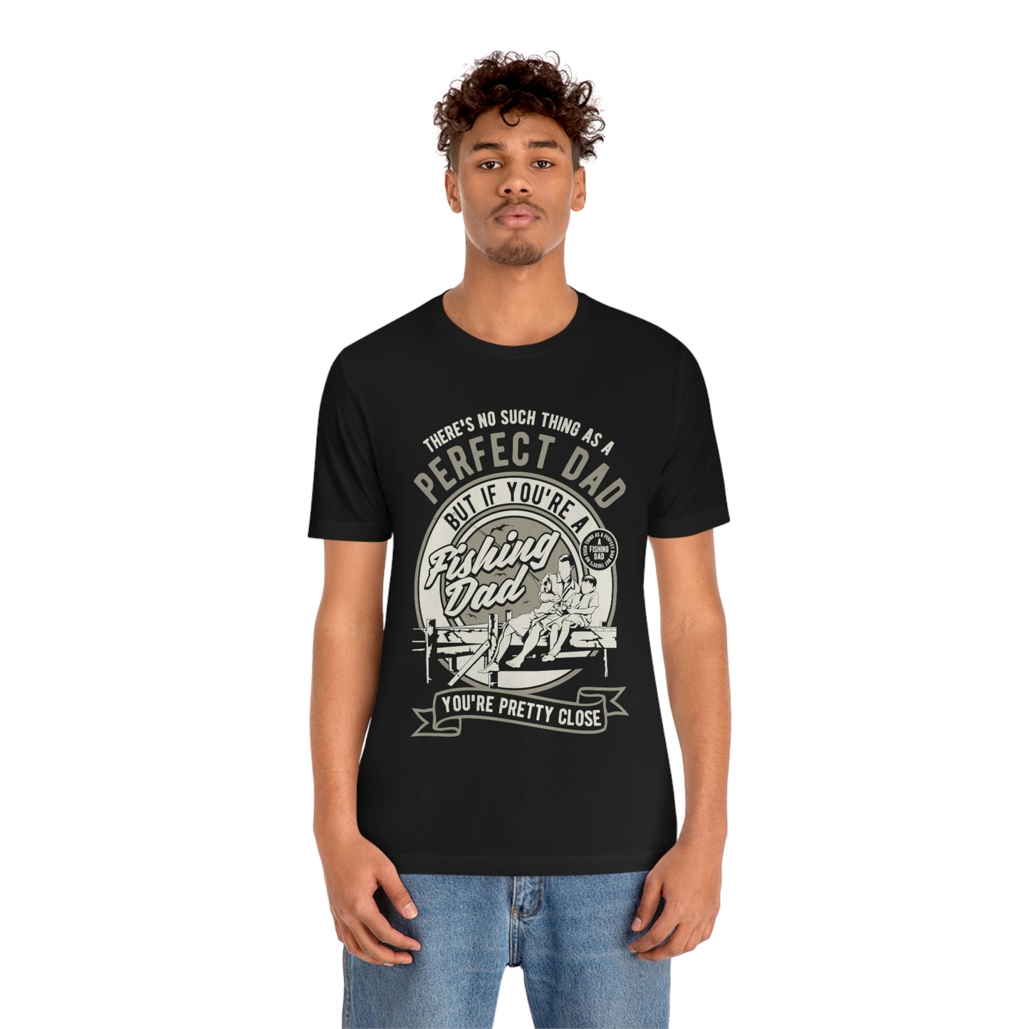 Fishing Dad Unisex Jersey Short Sleeve Tee - coonhoundin