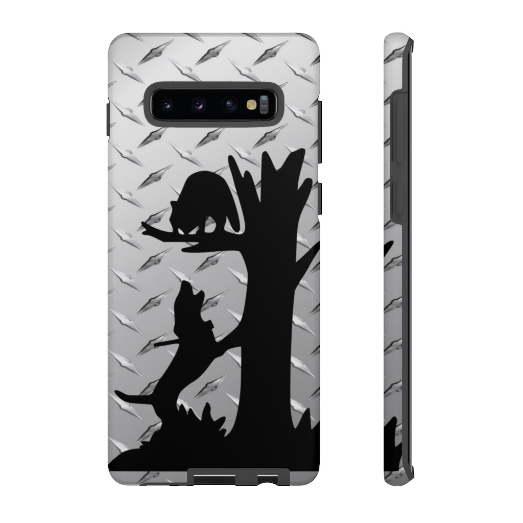 Treed Coon Diamond Plate Look Samsung Tough Cases - coonhoundin