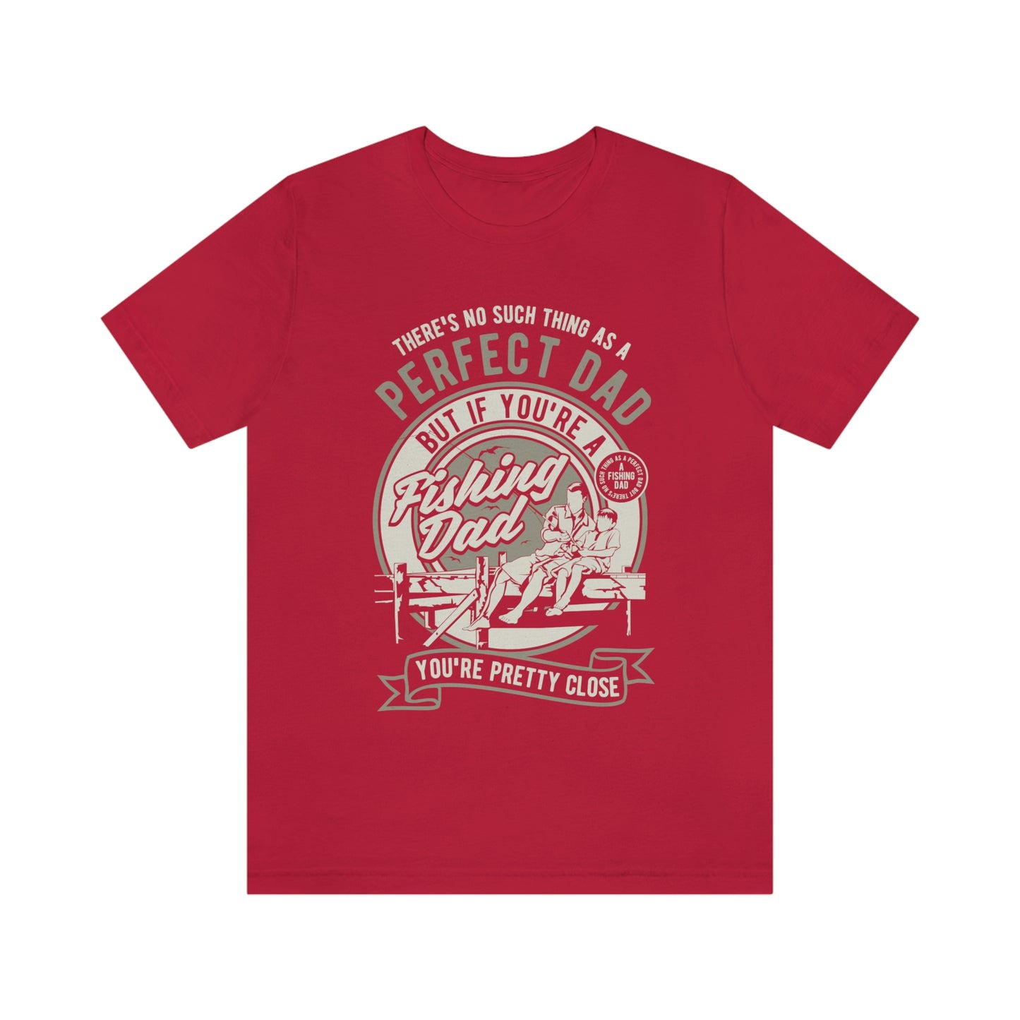 Fishing Dad Unisex Jersey Short Sleeve Tee - coonhoundin
