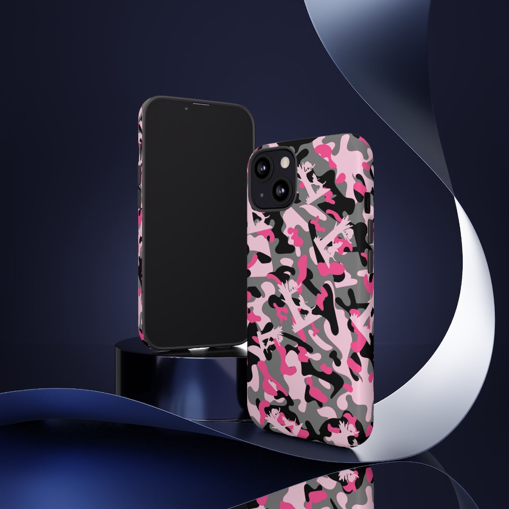 iPhone Pink Camo Treed Coon Tough Cases - coonhoundin
