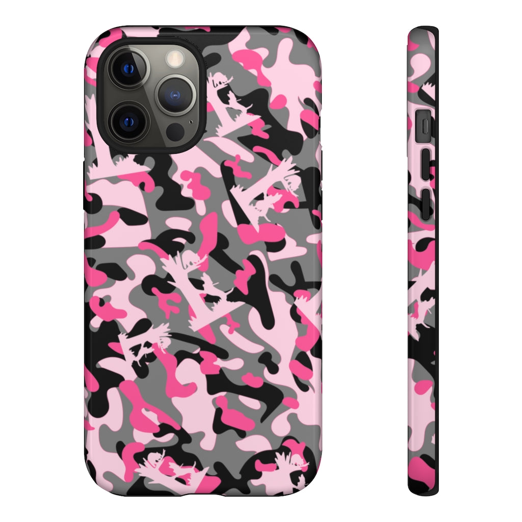 iPhone Pink Camo Treed Coon Tough Cases - coonhoundin