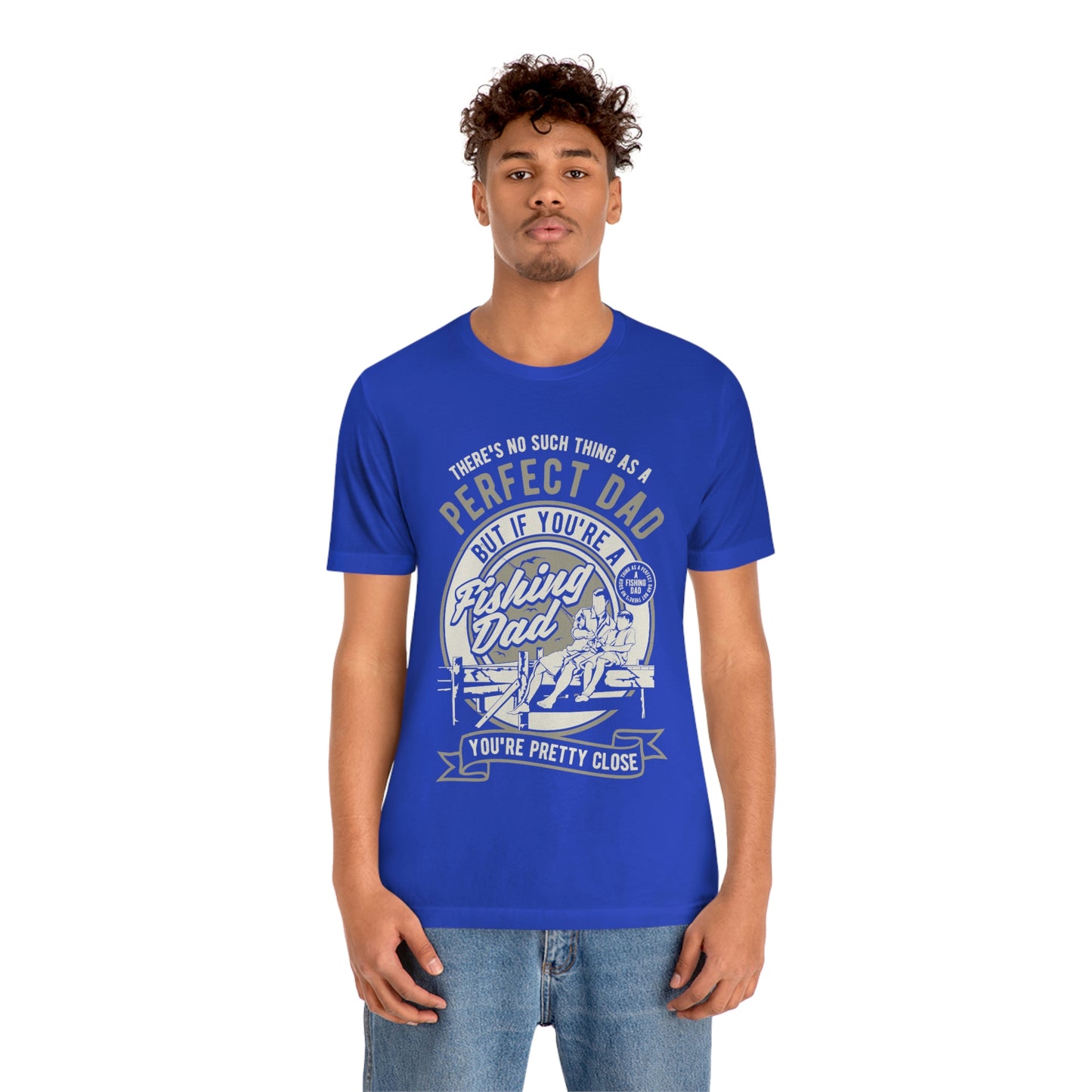 Fishing Dad Unisex Jersey Short Sleeve Tee - coonhoundin
