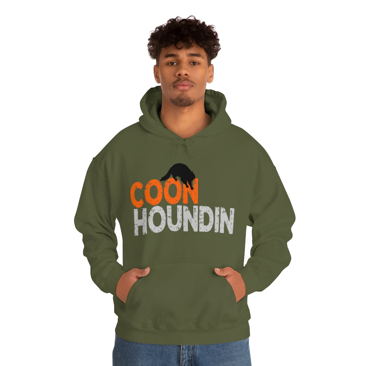 Coon Houndin Unisex Hooded Sweatshirt - coonhoundin