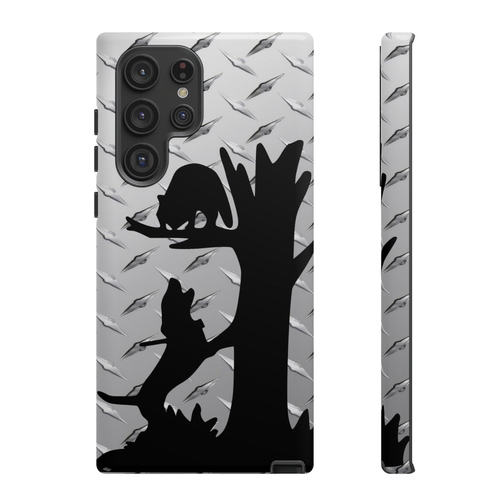 Treed Coon Diamond Plate Look Samsung Tough Cases - coonhoundin