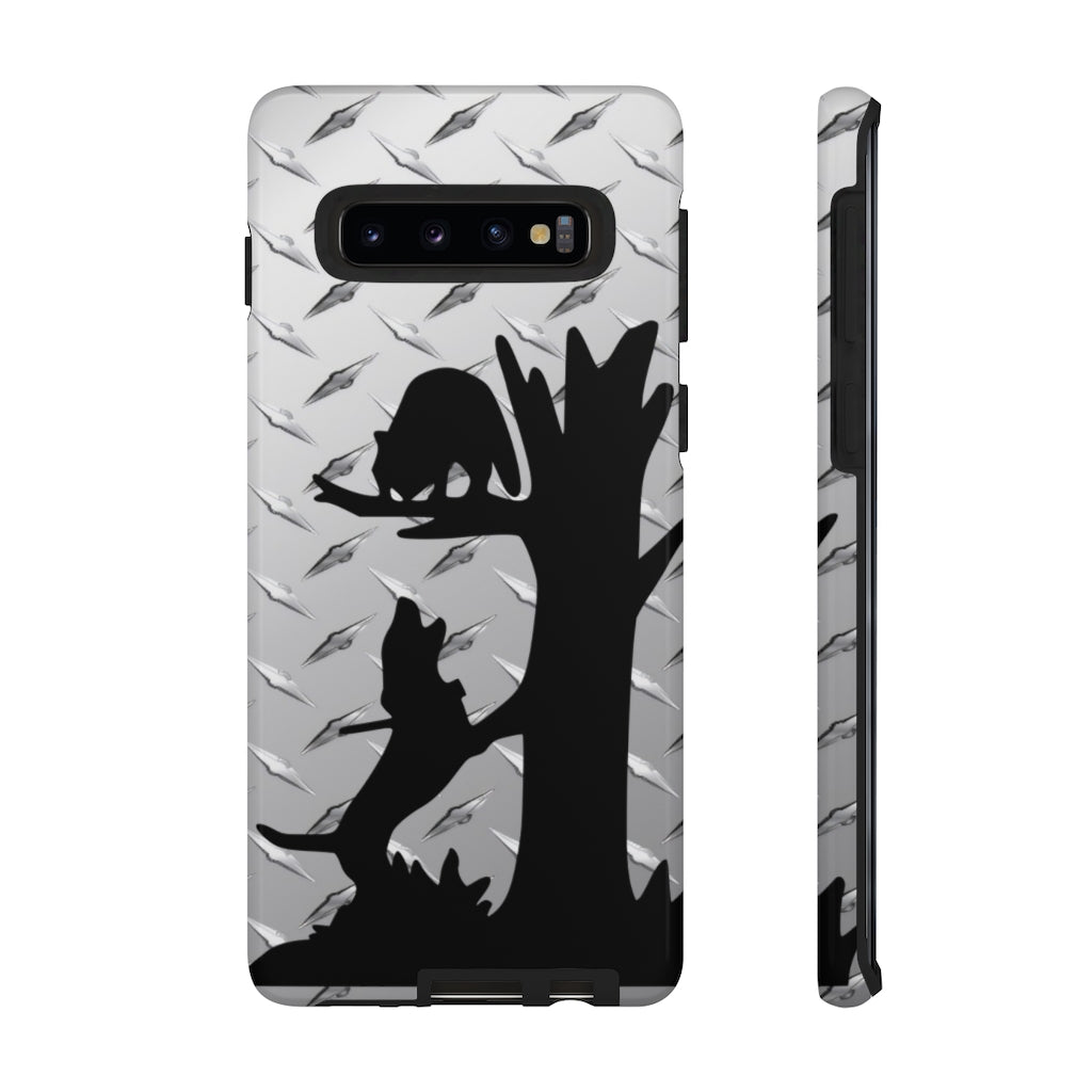 Treed Coon Diamond Plate Look Samsung Tough Cases - coonhoundin