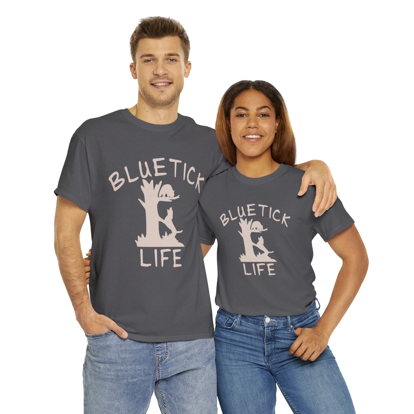Bluetick Hound Coon Hunting Unisex Cotton Tee - coonhoundin