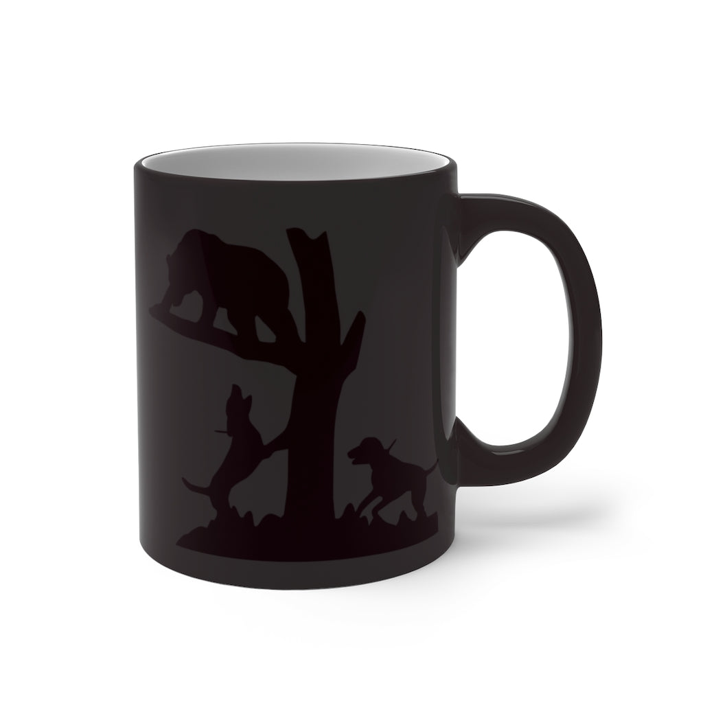 Bear Hunting Color Changing Mug - coonhoundin