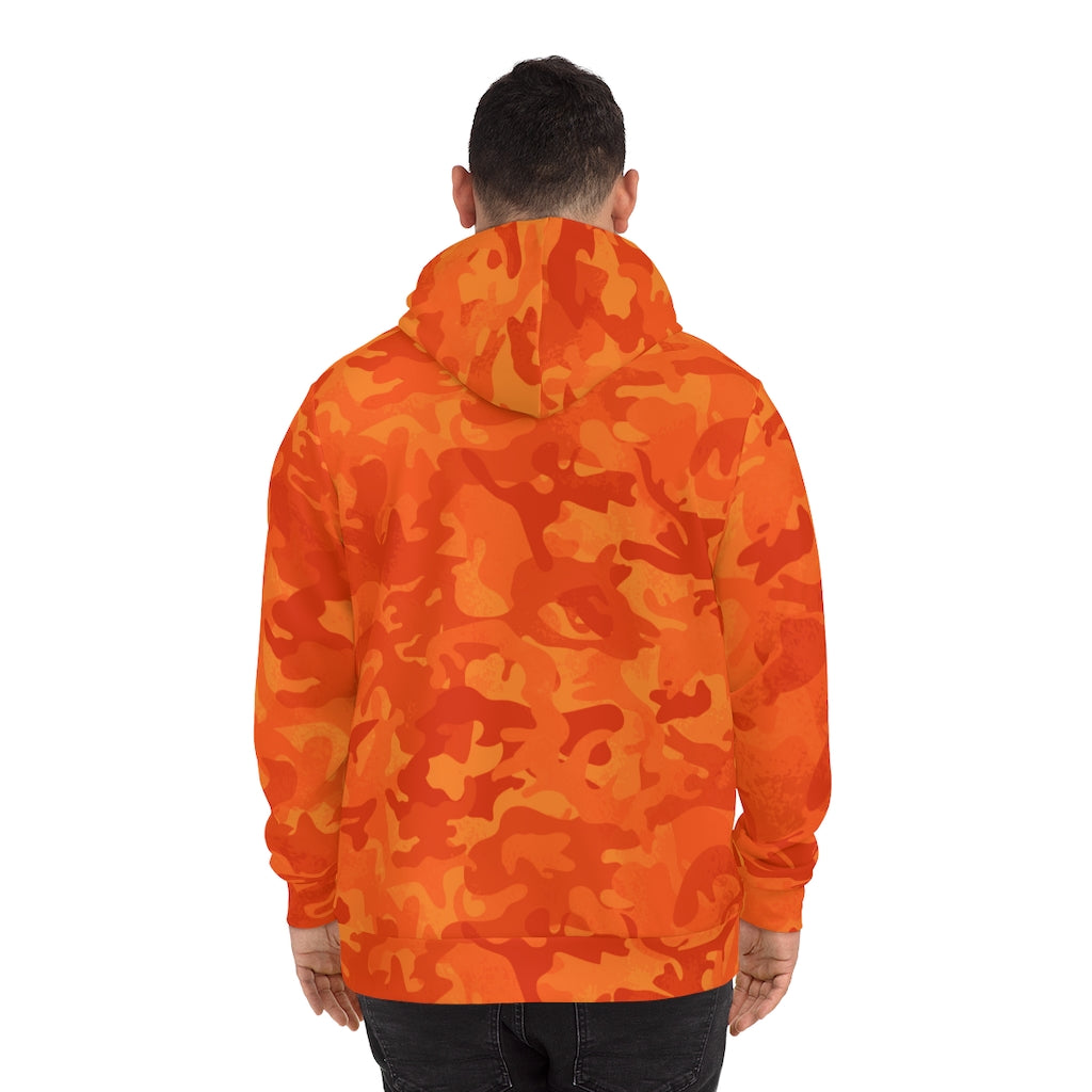 Orange Camo Adult Hoodie for the Coon Hunter - coonhoundin