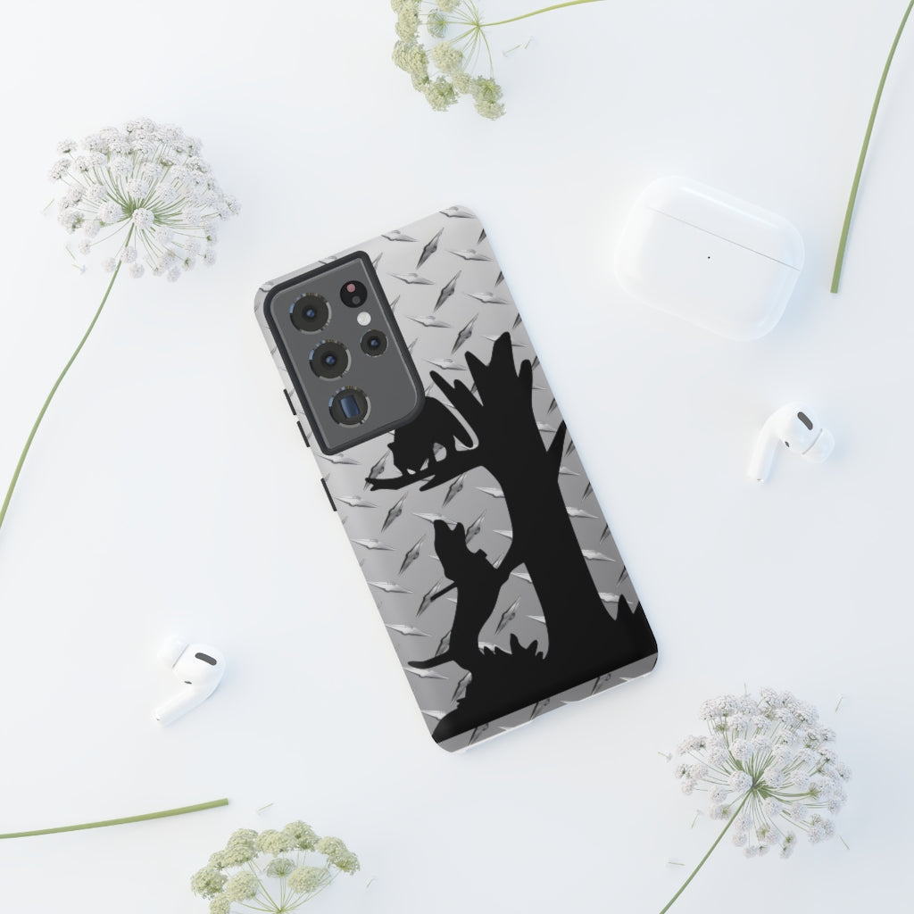 Treed Coon Diamond Plate Look Samsung Tough Cases - coonhoundin