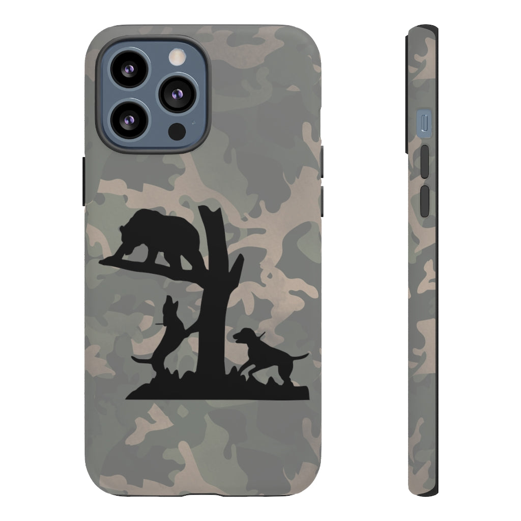 iPhone Camo Bear Hunting Tough Cases - coonhoundin