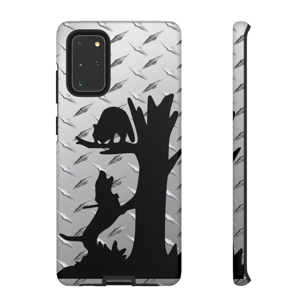 Treed Coon Diamond Plate Look Samsung Tough Cases - coonhoundin