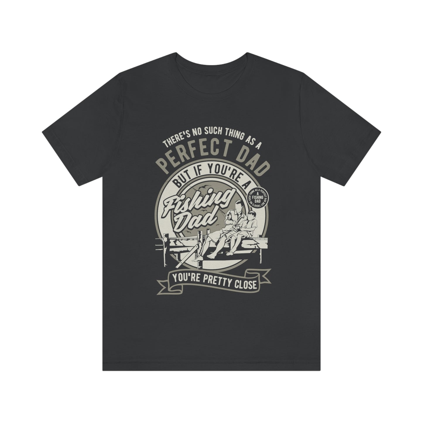 Fishing Dad Unisex Jersey Short Sleeve Tee - coonhoundin