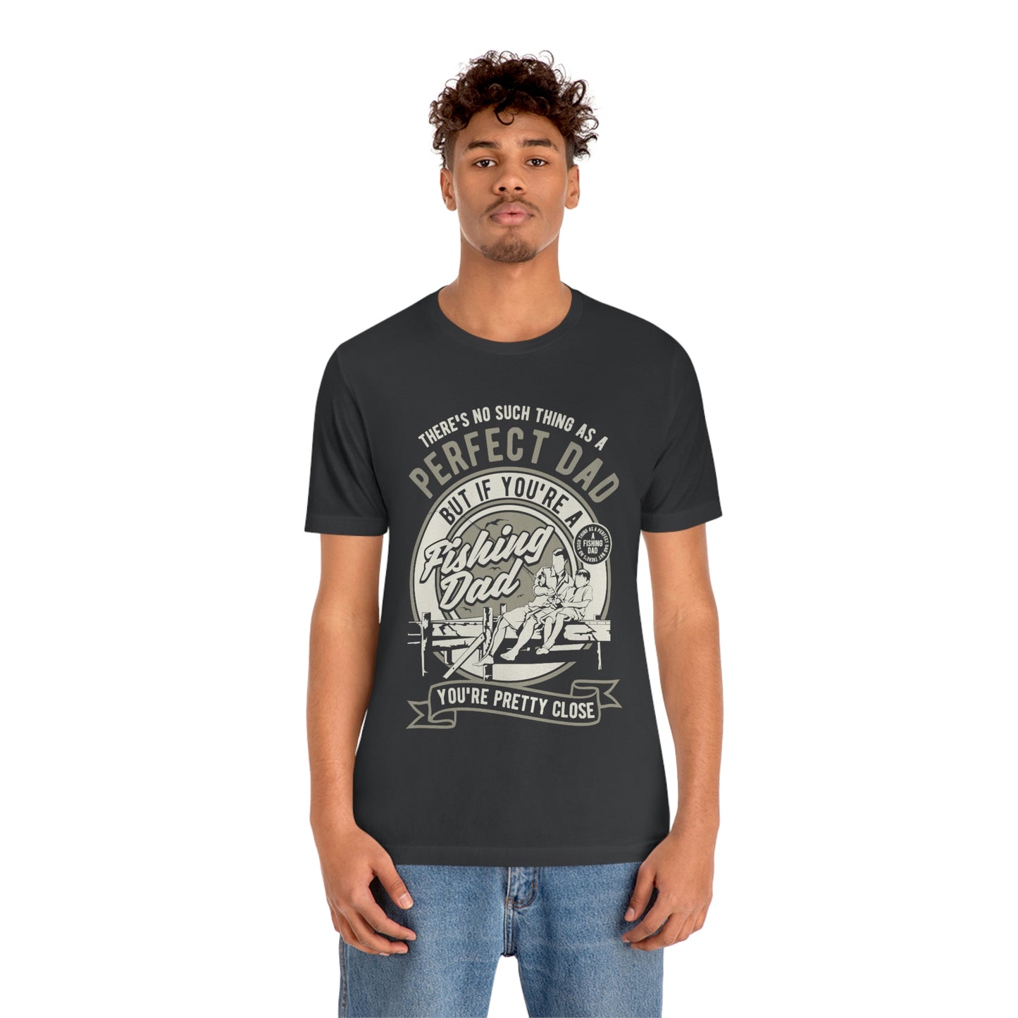 Fishing Dad Unisex Jersey Short Sleeve Tee - coonhoundin