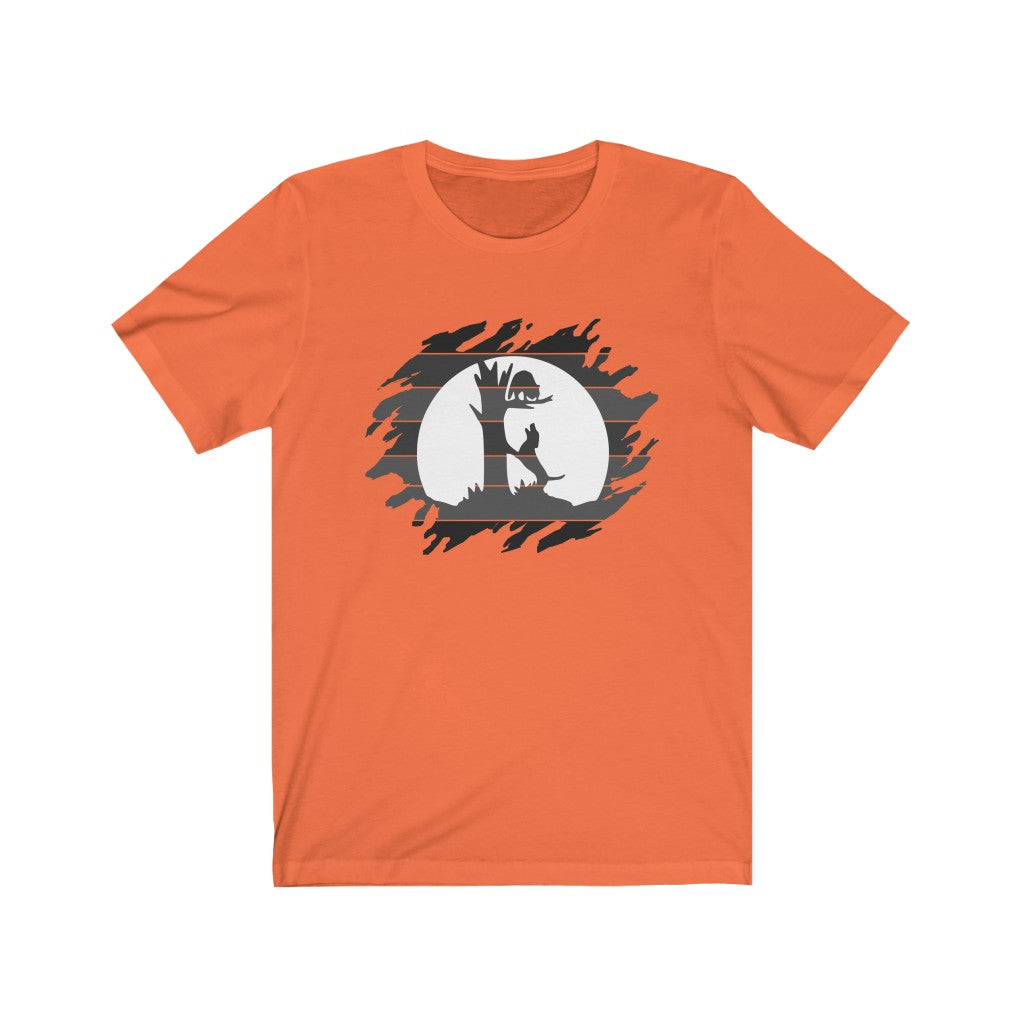 Treed Coon Moon Unisex Jersey Short Sleeve Tee - coonhoundin