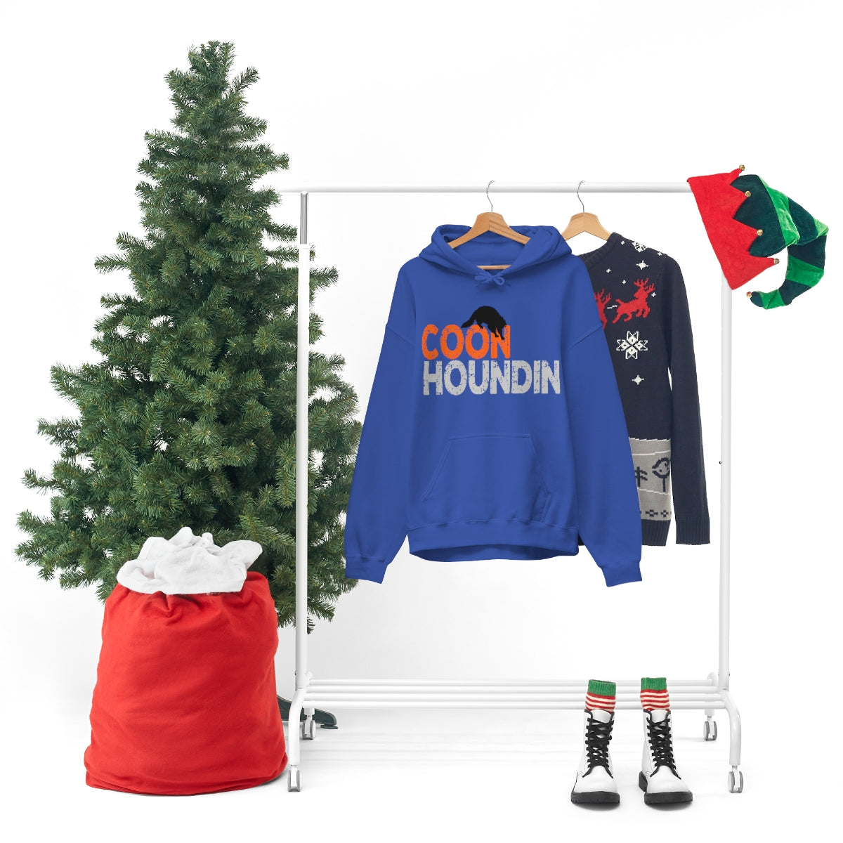 Coon Houndin Unisex Hooded Sweatshirt - coonhoundin