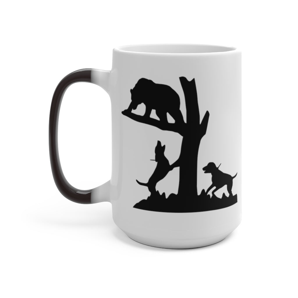 Bear Hunting Color Changing Mug - coonhoundin