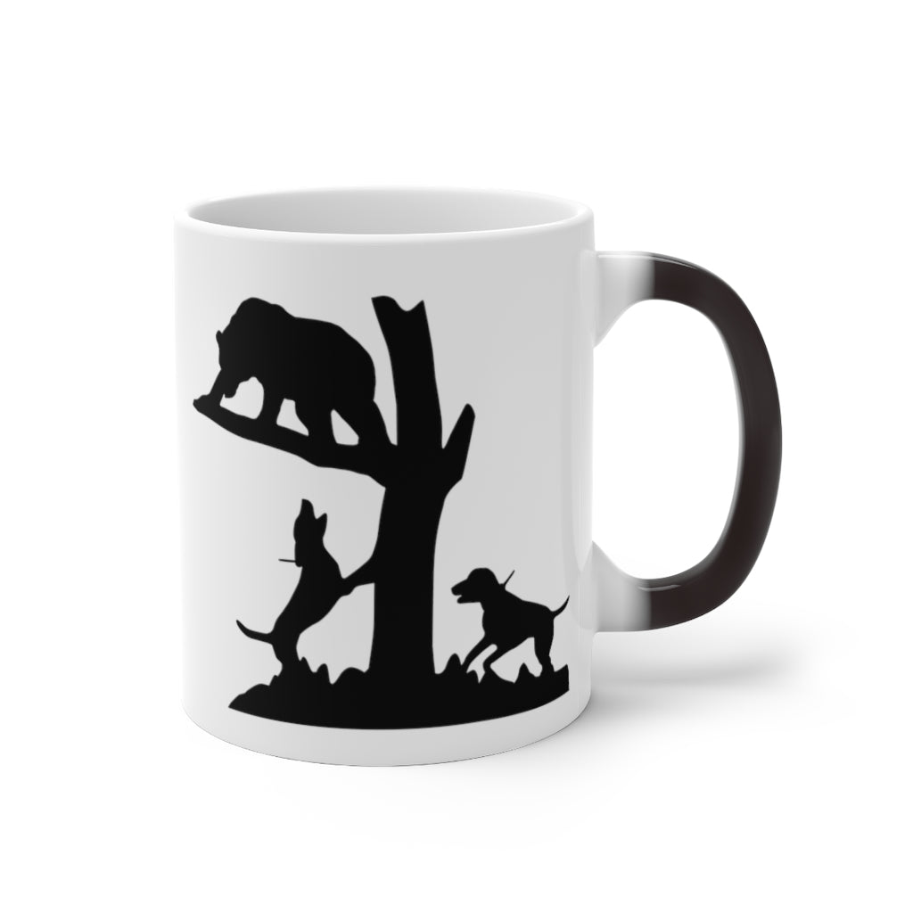 Bear Hunting Color Changing Mug - coonhoundin