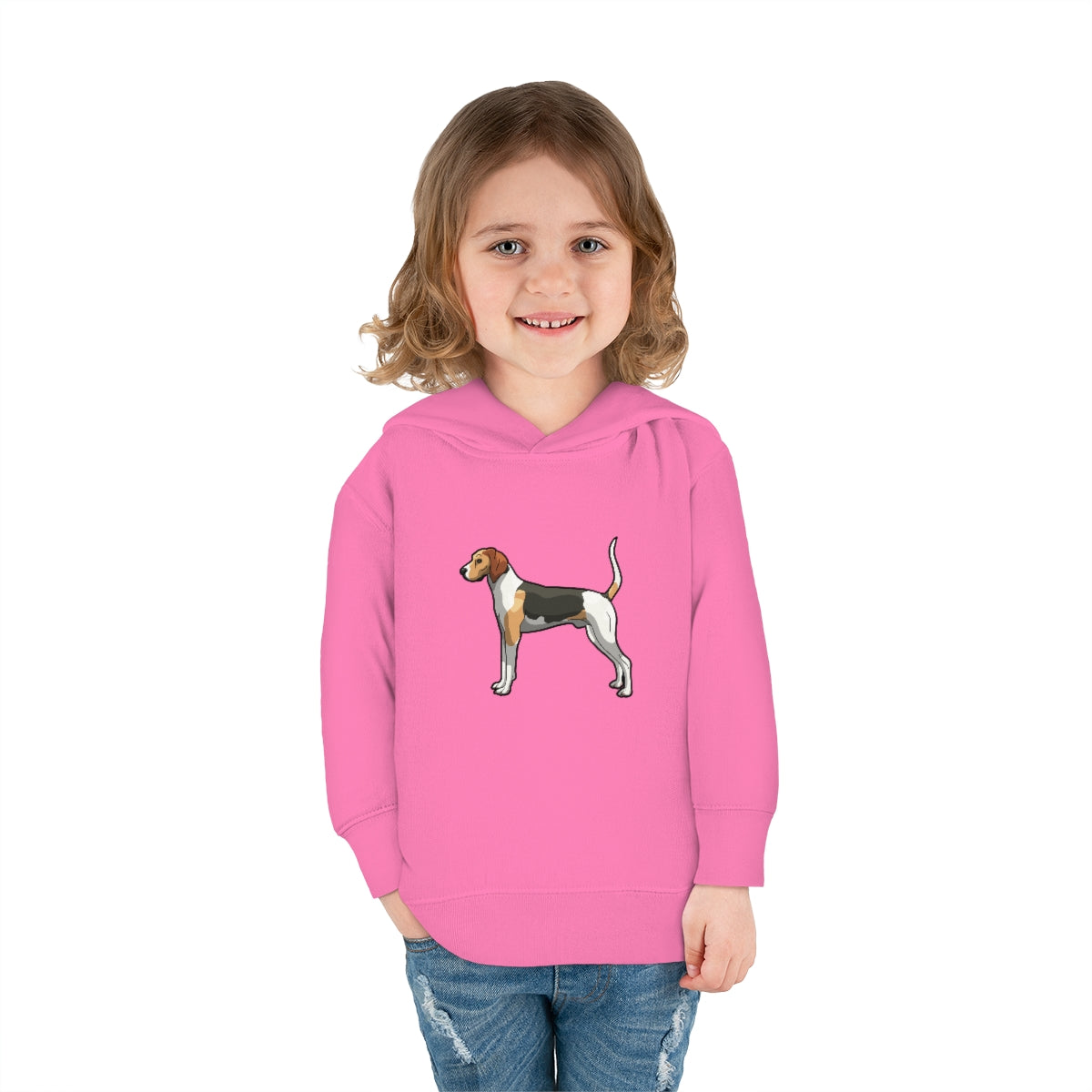 Coonhound Toddler Pullover Fleece Hoodie - coonhoundin