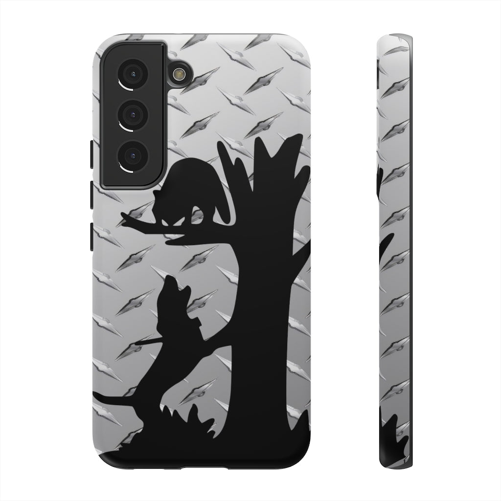 Treed Coon Diamond Plate Look Samsung Tough Cases - coonhoundin