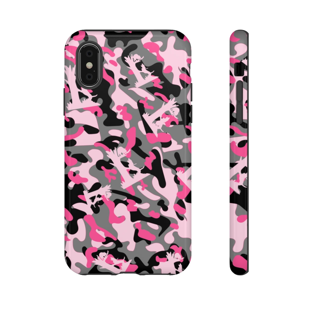 iPhone Pink Camo Treed Coon Tough Cases - coonhoundin