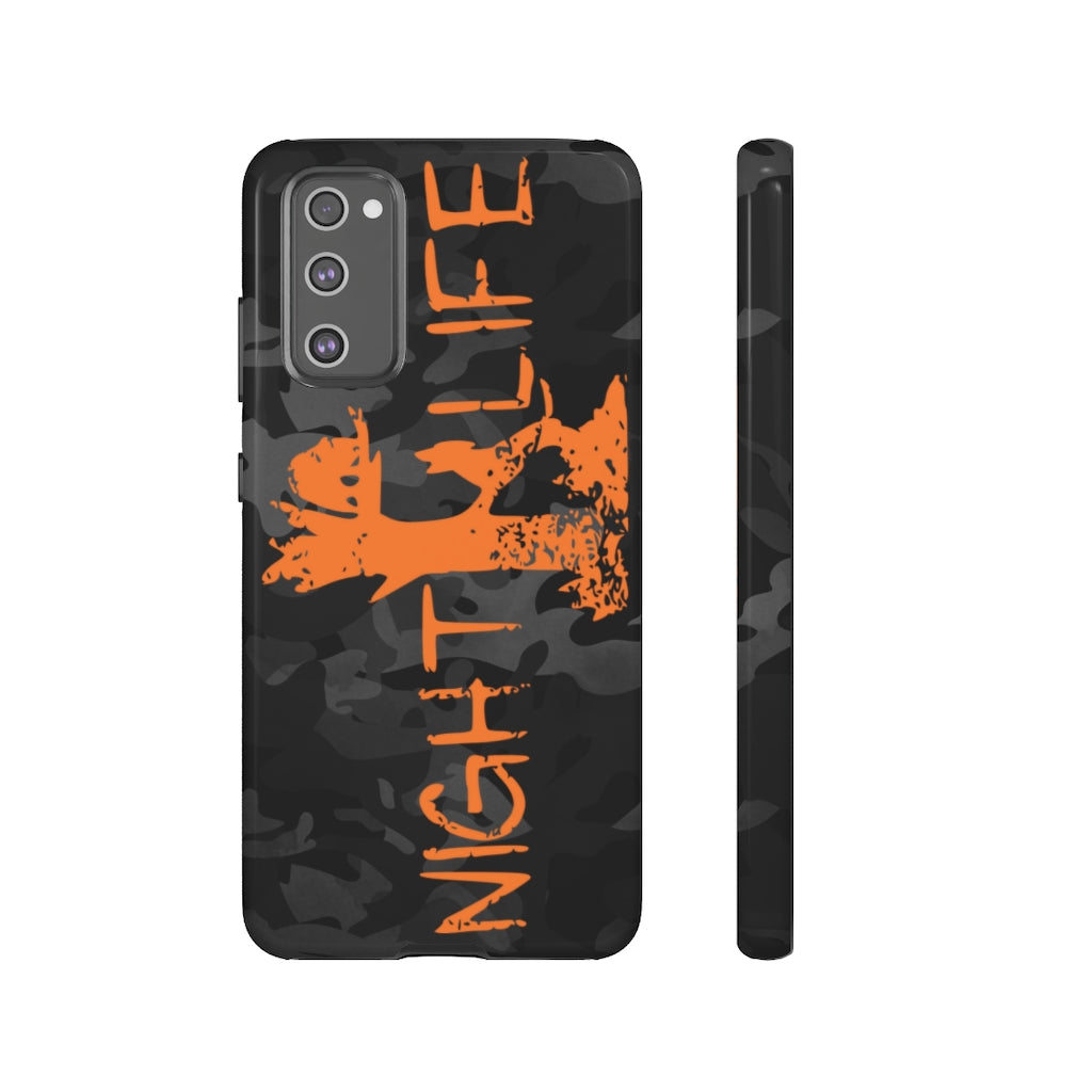 Night Life Black Camo Samsung Phone Cases - coonhoundin