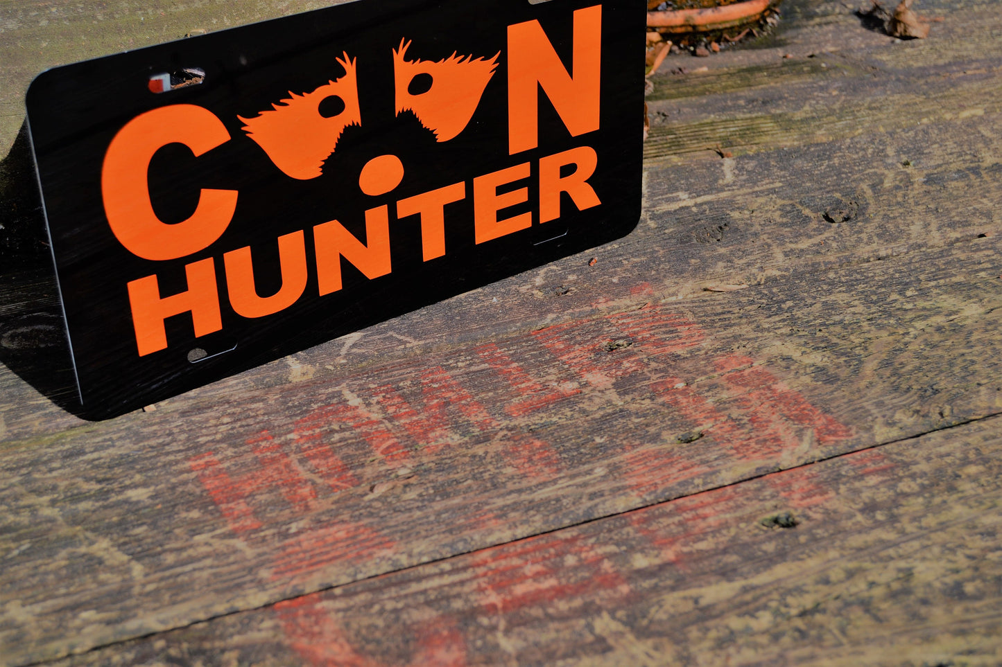 Coon Hunter License Plate - coonhoundin