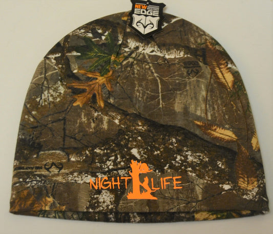 Coon Hunting Night Life Camo Knit Beanie Cap - coonhoundin