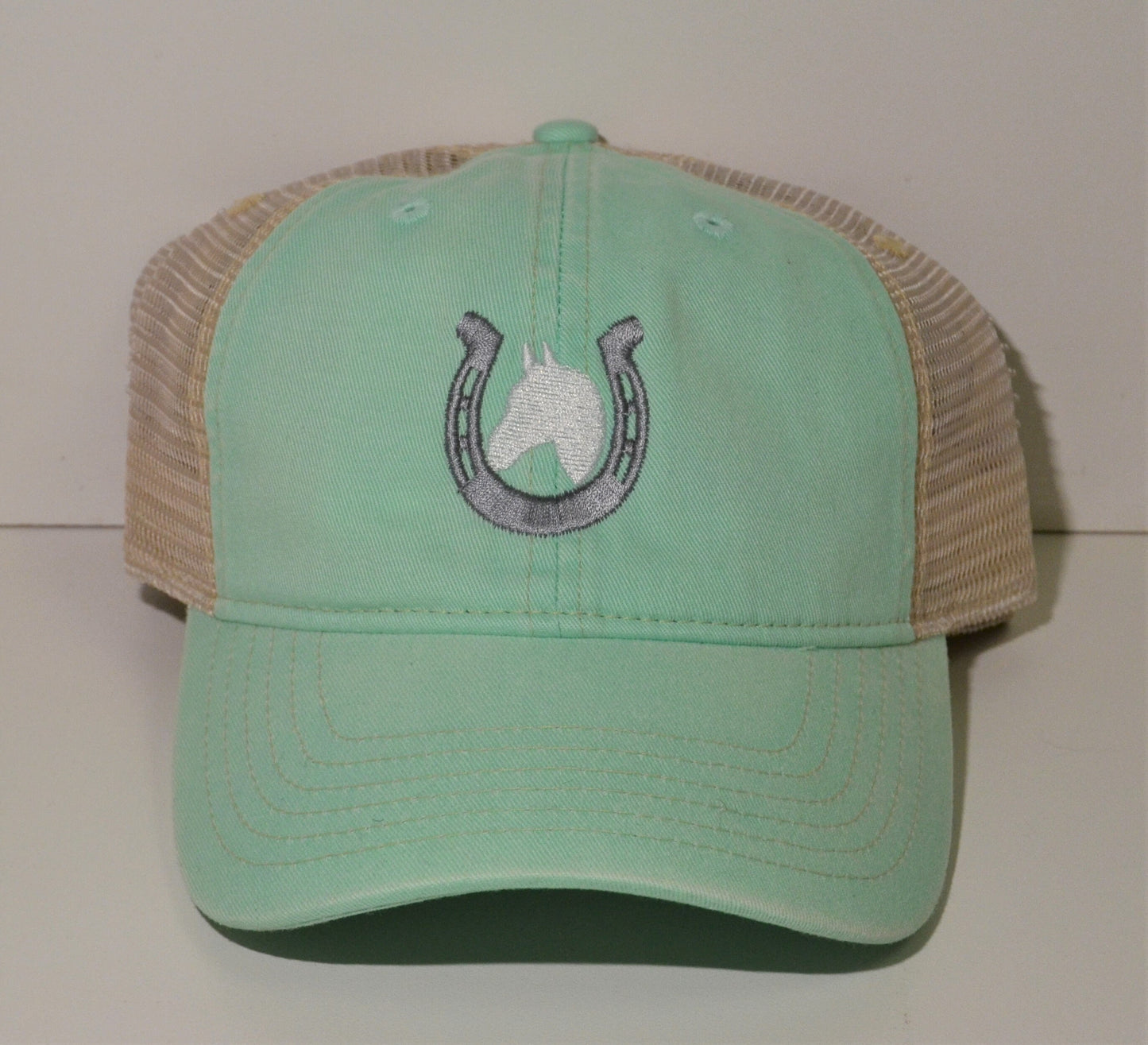 Horse Unstructured Mesh Hat Youth and Adult - coonhoundin