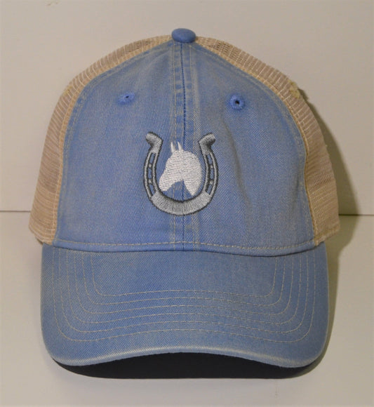 Horse Unstructured Mesh Hat Youth and Adult - coonhoundin