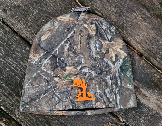 Bear Hunting Camo Knit Beanie Cap - coonhoundin