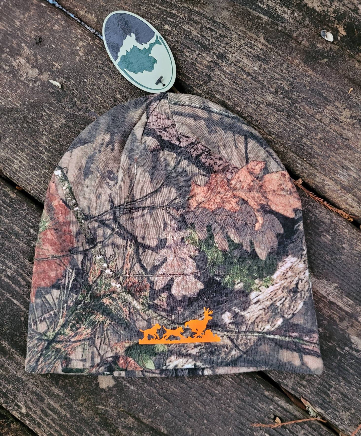 Deer Hunting Camo Knit Beanie Cap - coonhoundin