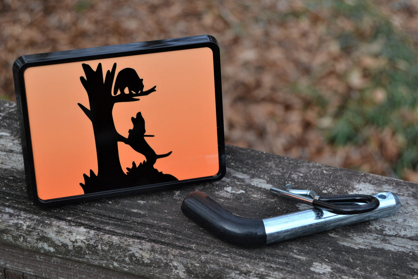 Coon Hunting Hound Treeing Coon Hitch Cover - coonhoundin