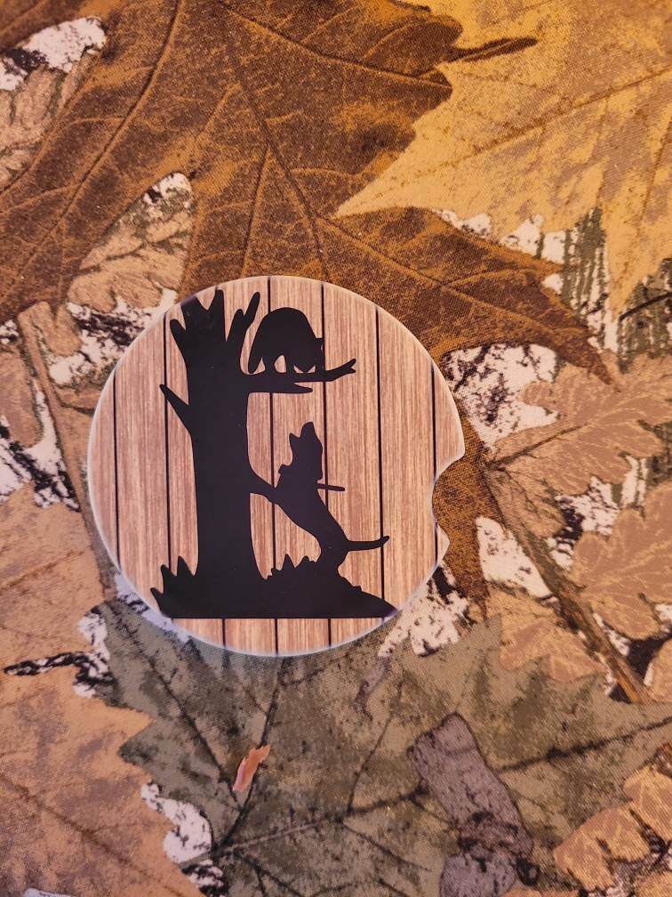 Car Coaster Coon Hunting Absorbent Sandstone Coaster - coonhoundin