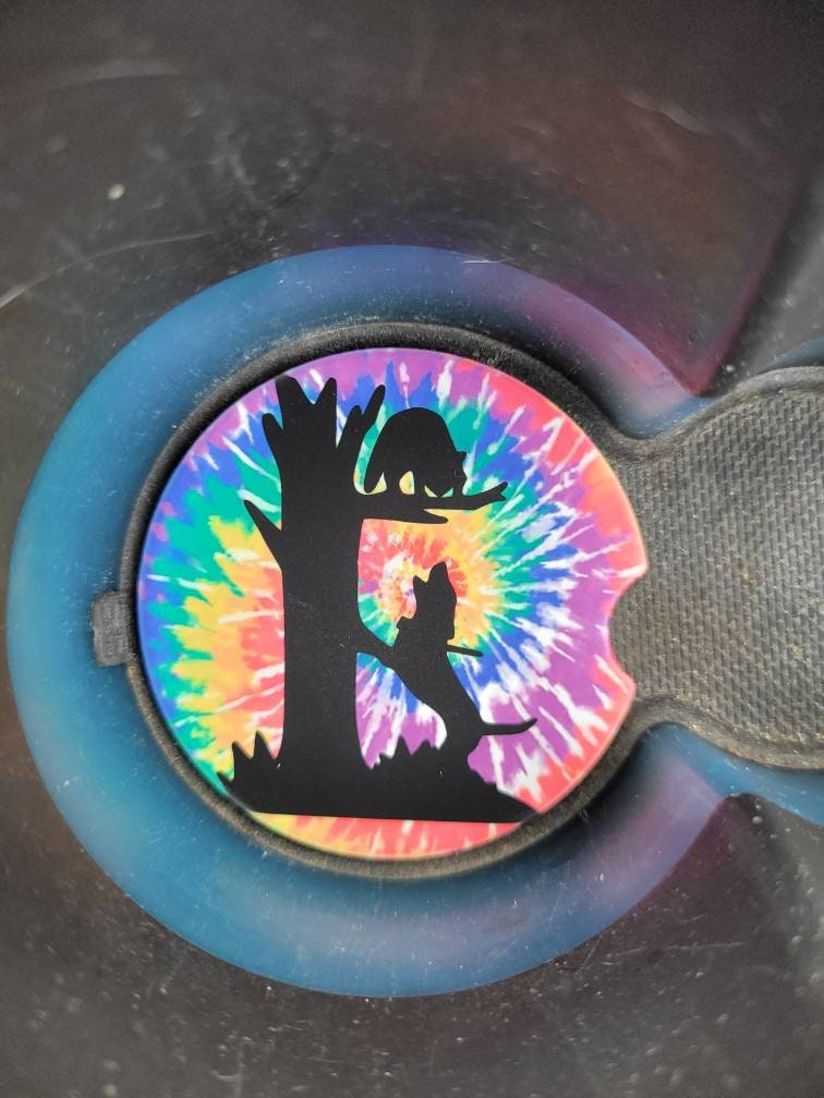 Car Coaster Coon Hunting Absorbent Sandstone Coaster - coonhoundin